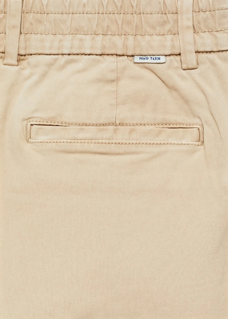 Straight-fit chino pants
