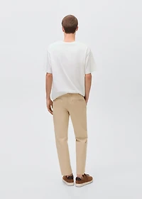 Straight-fit chino pants