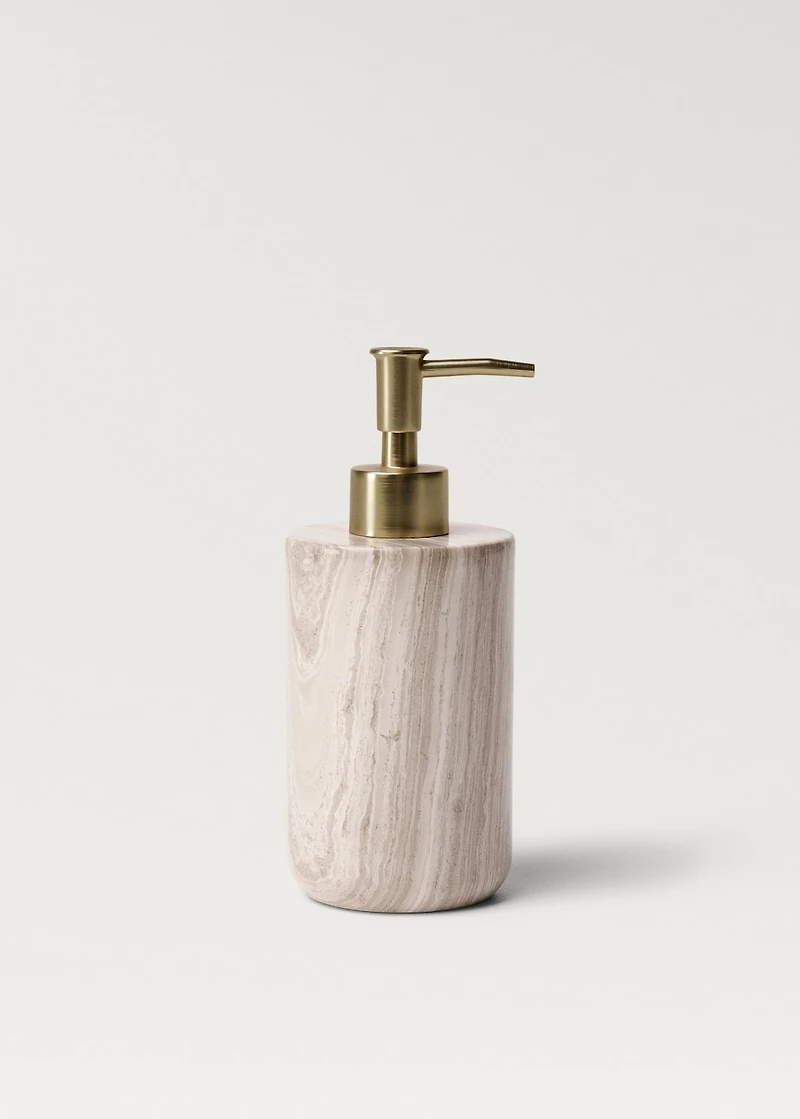 Marble soap dispenser