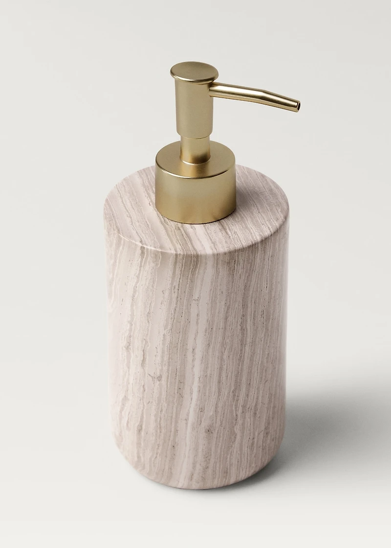 Marble soap dispenser