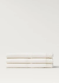 100% linen lace tablecloth for 6 to 8 diners