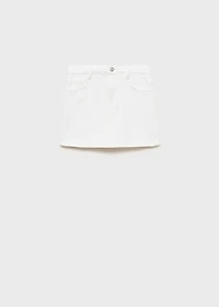 Denim mini-skirt