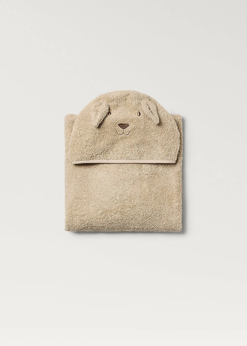 Children's terry towel bath poncho