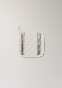 Cotton yarn-dyed striped grabber