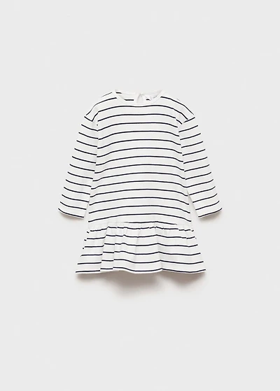 Striped cotton dress