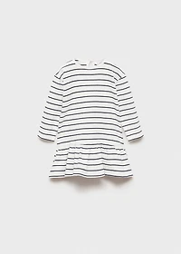 Striped cotton dress