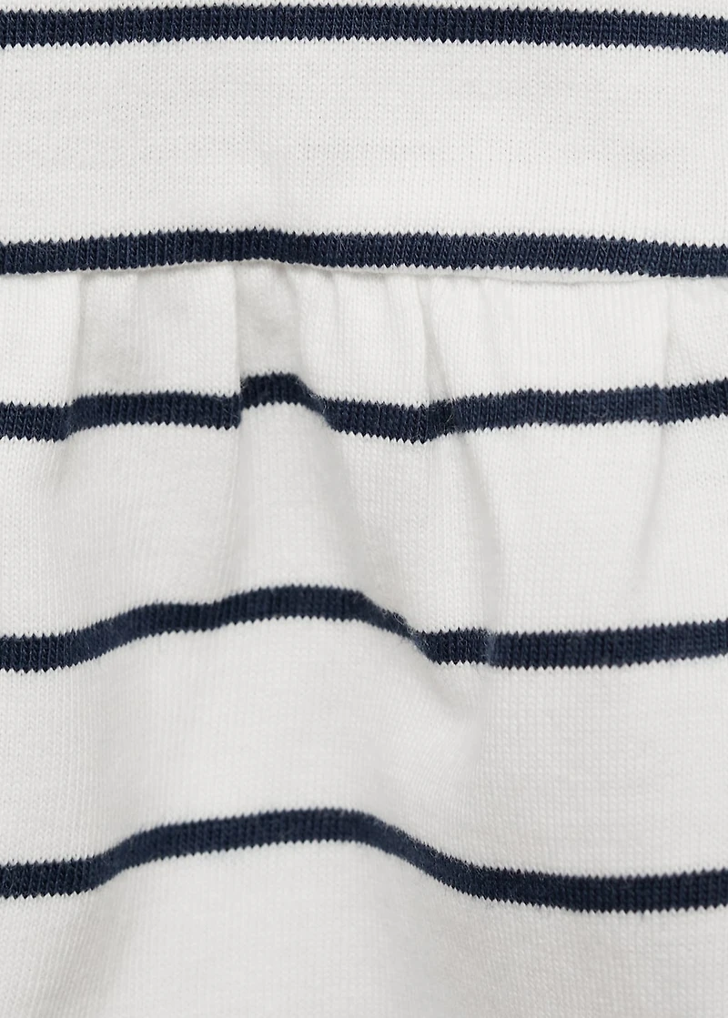 Striped cotton dress