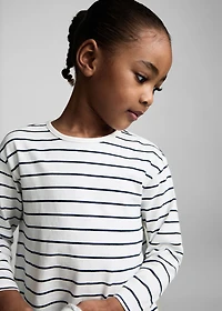 Striped cotton dress