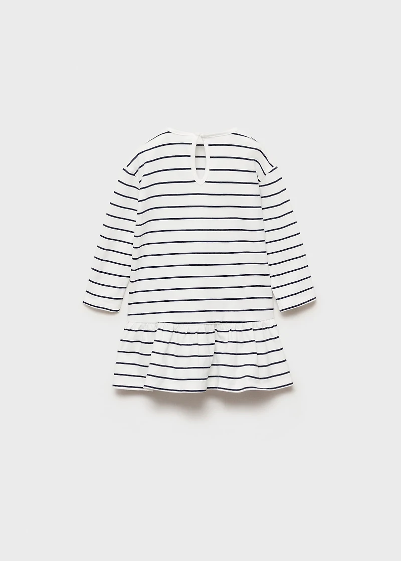Striped cotton dress