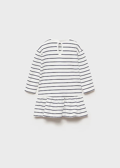 Striped cotton dress