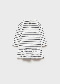 Striped cotton dress