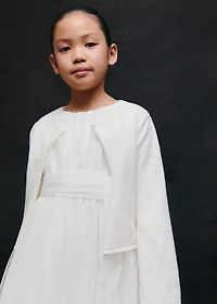 Fine-knit cotton cardigan