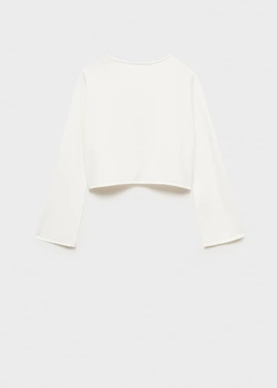 Fine-knit cotton cardigan