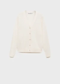 Mulberry silk-blend ribbed cardigan