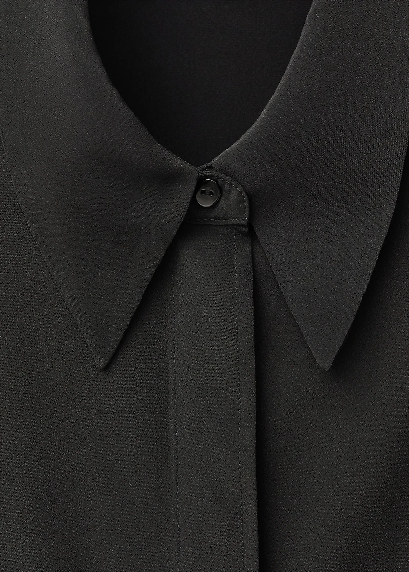 Satin silk shirt