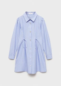 Striped shirt dress