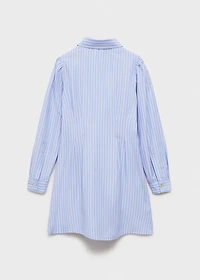 Striped shirt dress