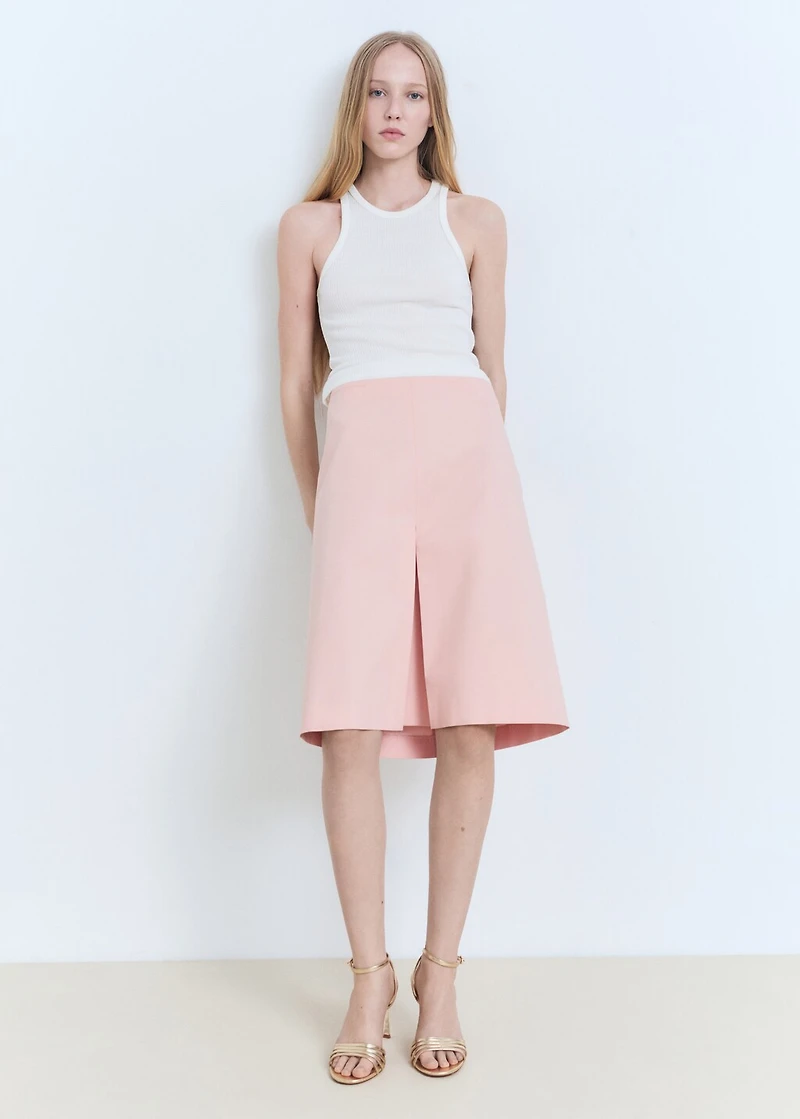 Combined-strap heeled sandals