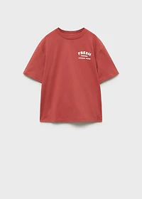 Embossed printed t-shirt