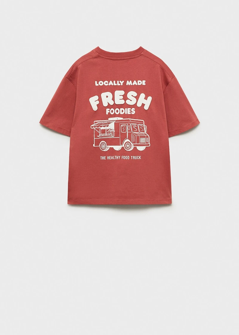 Embossed printed t-shirt