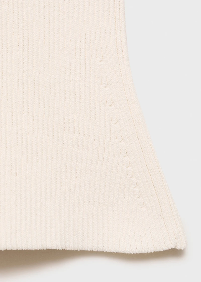 Halter-neck top with knot detail