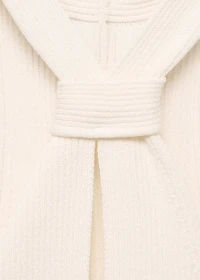 Halter-neck top with knot detail