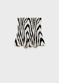 Strapless knitted top