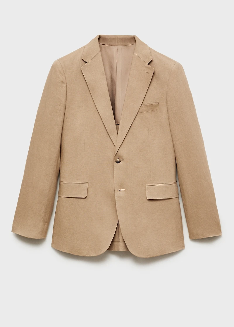 Amalfi 100% linen slim-fit suit blazer