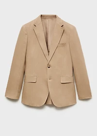 Amalfi 100% linen slim-fit suit blazer