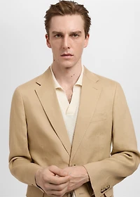 Amalfi 100% linen slim-fit suit blazer