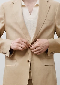 Amalfi 100% linen slim-fit suit blazer