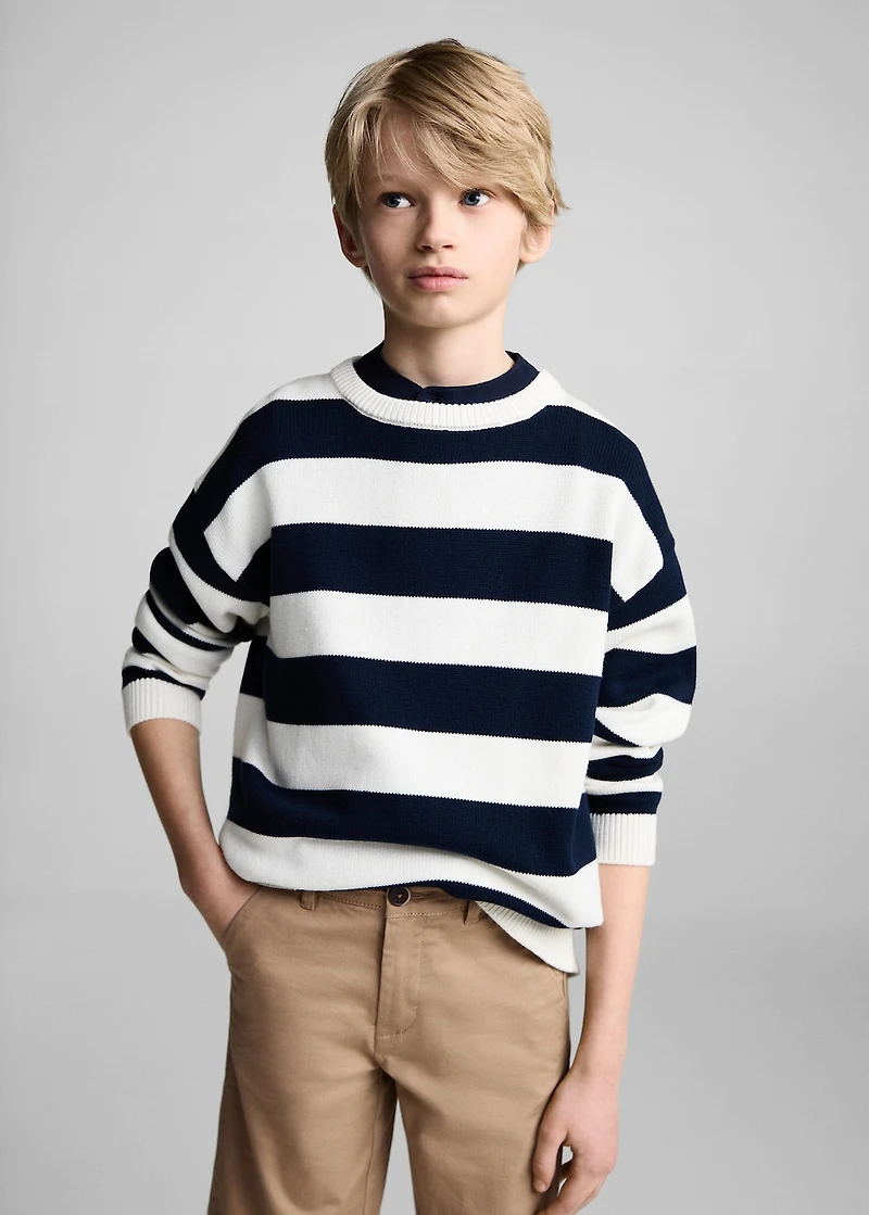 Cotton chino style Bermuda shorts