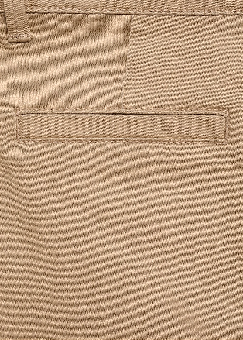 Cotton chino style Bermuda shorts