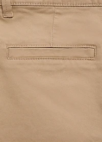 Cotton chino style Bermuda shorts