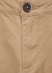 Cotton chino style Bermuda shorts