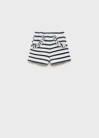 Stripe-print shorts