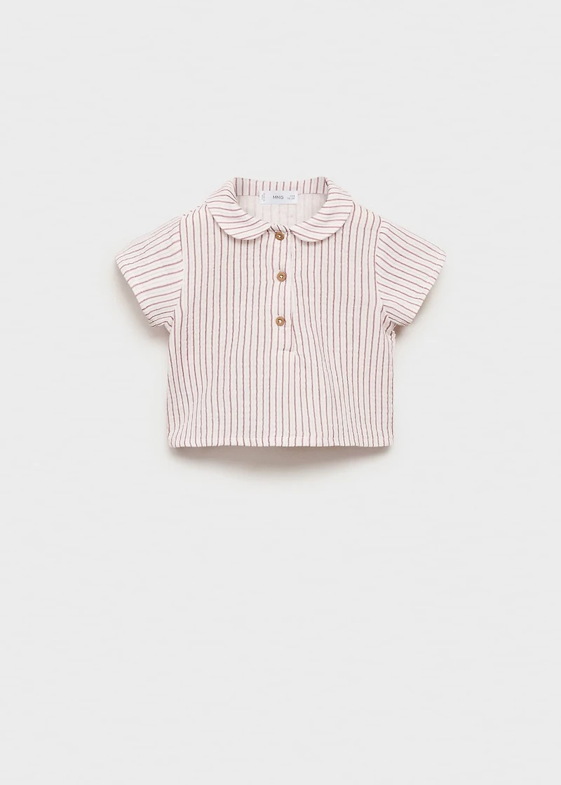 Striped cotton shirt