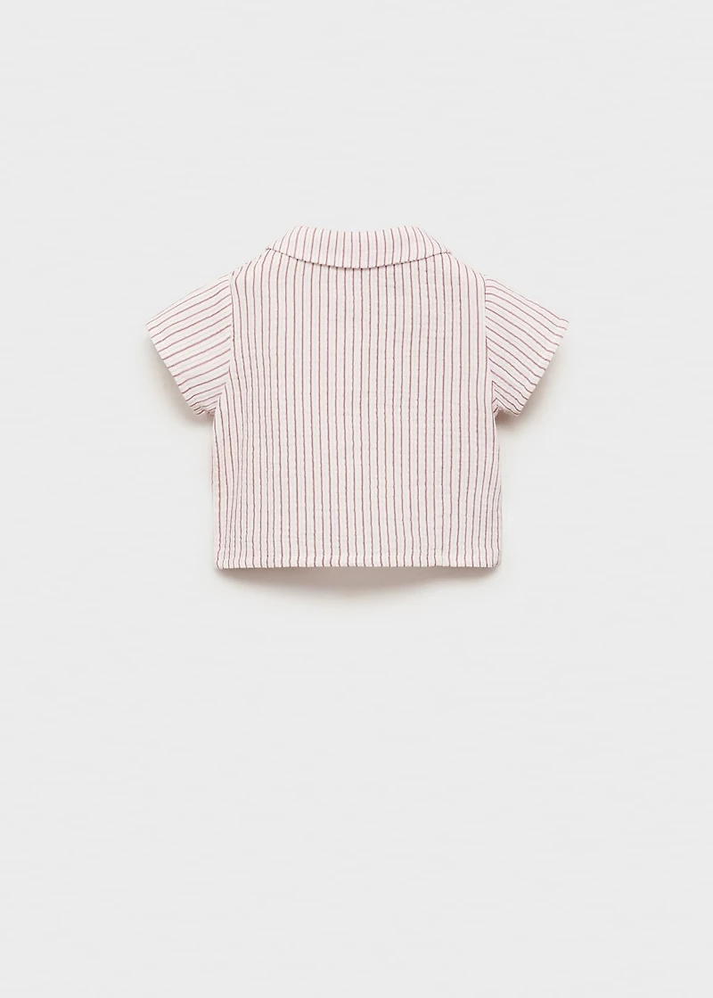 Striped cotton shirt