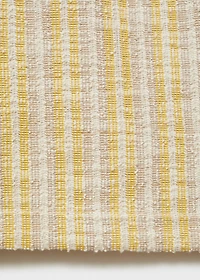 Striped textured trousers