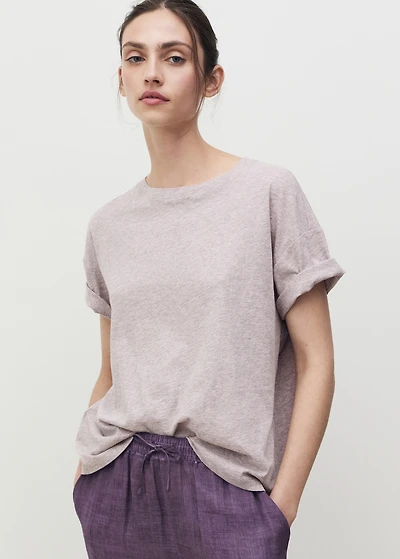 Short-sleeved cotton t-shirt