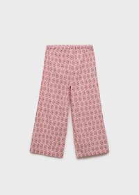 Printed cotton pants