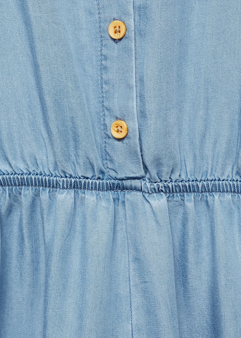 Ruched long jumpsuit