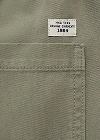 Cotton shorts with drawstring