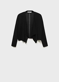 Knitted cropped cardigan