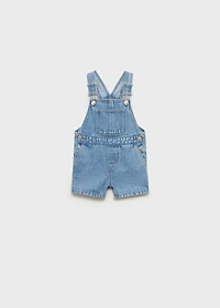 Short denim dungarees
