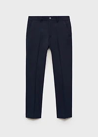 Pique suit pants