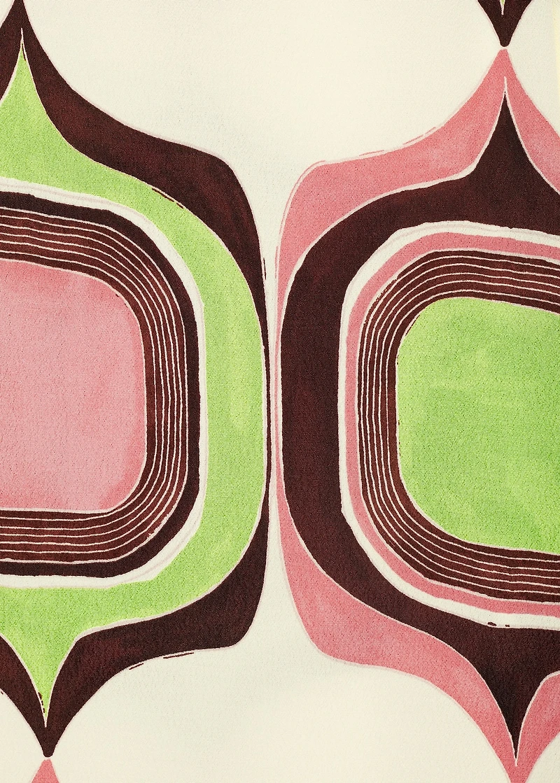 Geometric print pants