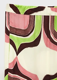 Geometric print pants