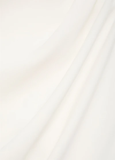 Long jumpsuit with draped neck and belt