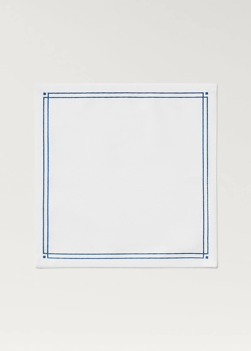 Printed cotton napkins